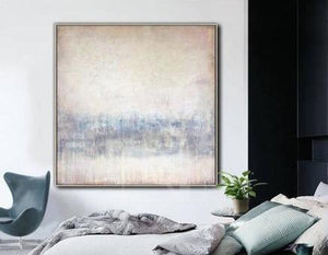 How to decorate a bedroom with abstract art