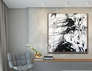 How to decorate a bedroom with art painting canvas