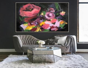 The newest tips how to decorate a bedroom with art painting canvas