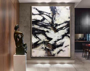 How to decorate a hallway with abstract art large