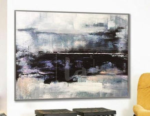 How to decorate a living room with canvas oil painting