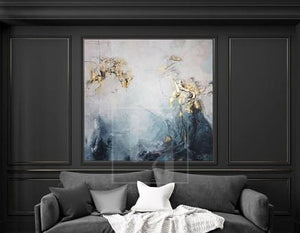 How to decorate a living room with art canvas painting