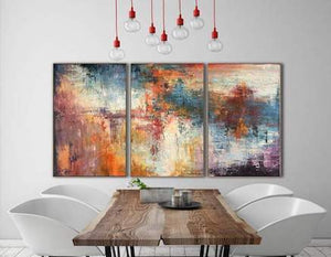 How to decorate a living room with painting acrylic