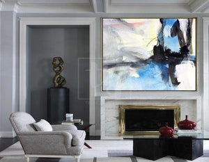 Easy peasy tips on how to decorate a living room with canvas oil painting