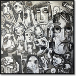 CLOSE PEOPLE 72"x72"