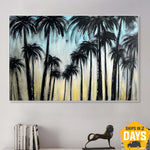 SUNSET PALMS 36x54"