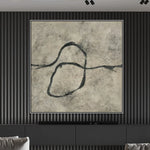 Invoice for 2 unstretched paintings, ETERNAL CURVE and TEXTURED TRANQUILITY, each in size 1200x1200 mm for Kirsty Foster
