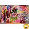 LOVE GRAFFITI 48x72"