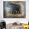 WOODEN ELEPHANT SIGN 11.8"x15.7"