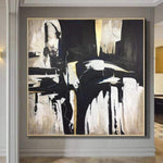Acrylic Painting On Canvas Original Abstract Acrylic Painting Gold Leaf Extra | ELEVATED CITY