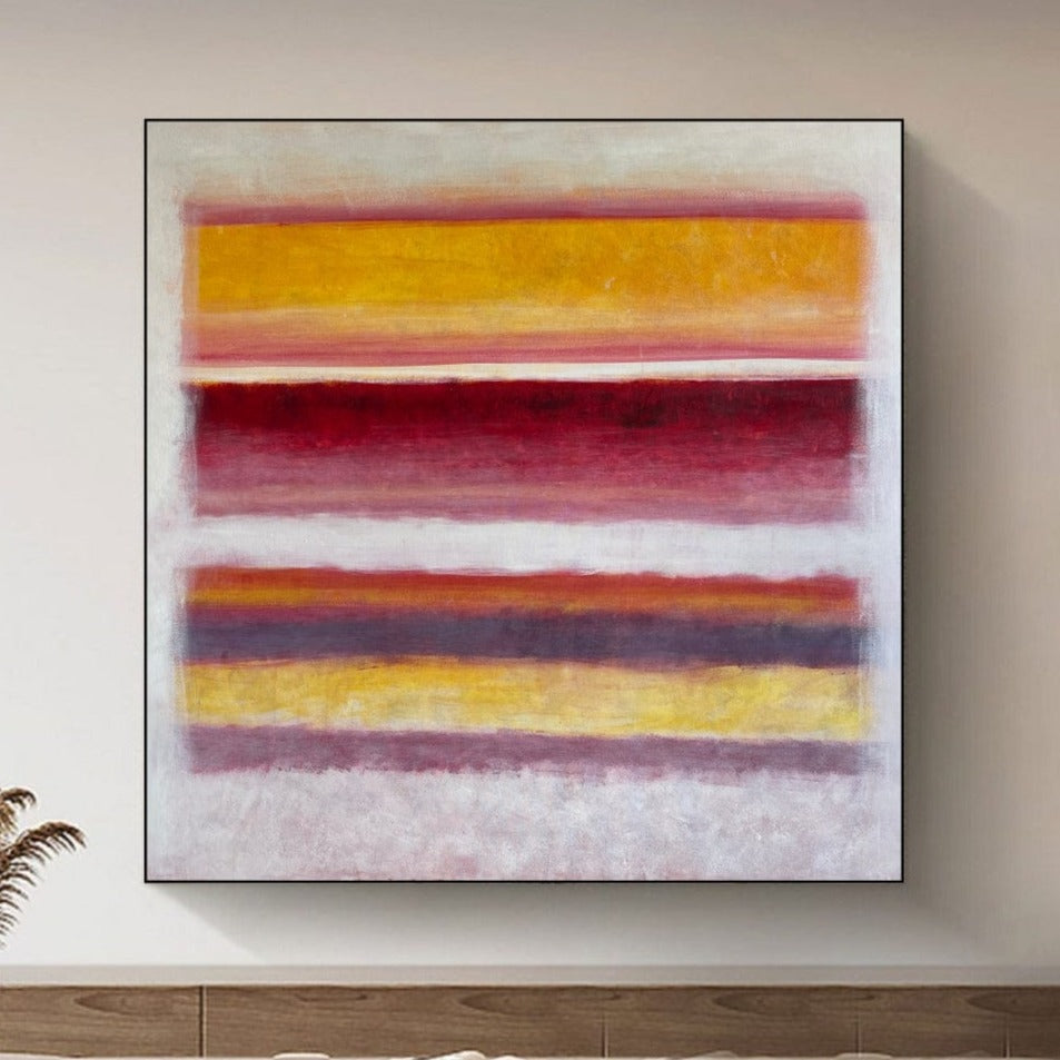 Mark Rothko Patterns Mark Rothko Style Original Paintings On Canvas, Modern Colorful Oil Pa ...