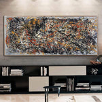 Jackson Pollock Style Paintings On Canvas Colorful Fine Art Original Modern Fine Art Handmade Wall Art | BLOSSOMING DREAMS