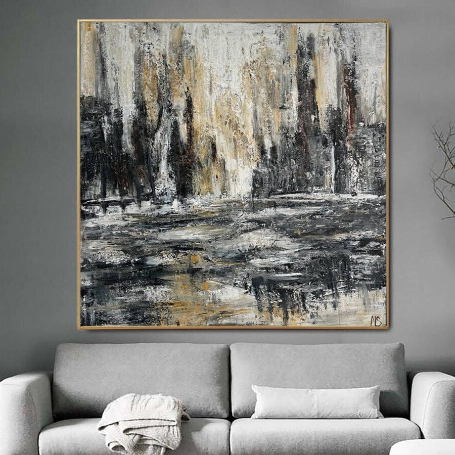 Abstract City Paintings On Canvas Extra Large Original Modern Expressi