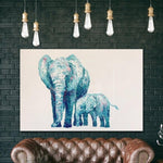 Elephant decor Elephant wall decor Elephant wall art Elephant canvas | STROLL