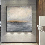 Original Abstract Artwork Large Gray Painting Contemporary Oil Painting Abstract Acrylic Paintings On Canvas | SILVER SURFACE