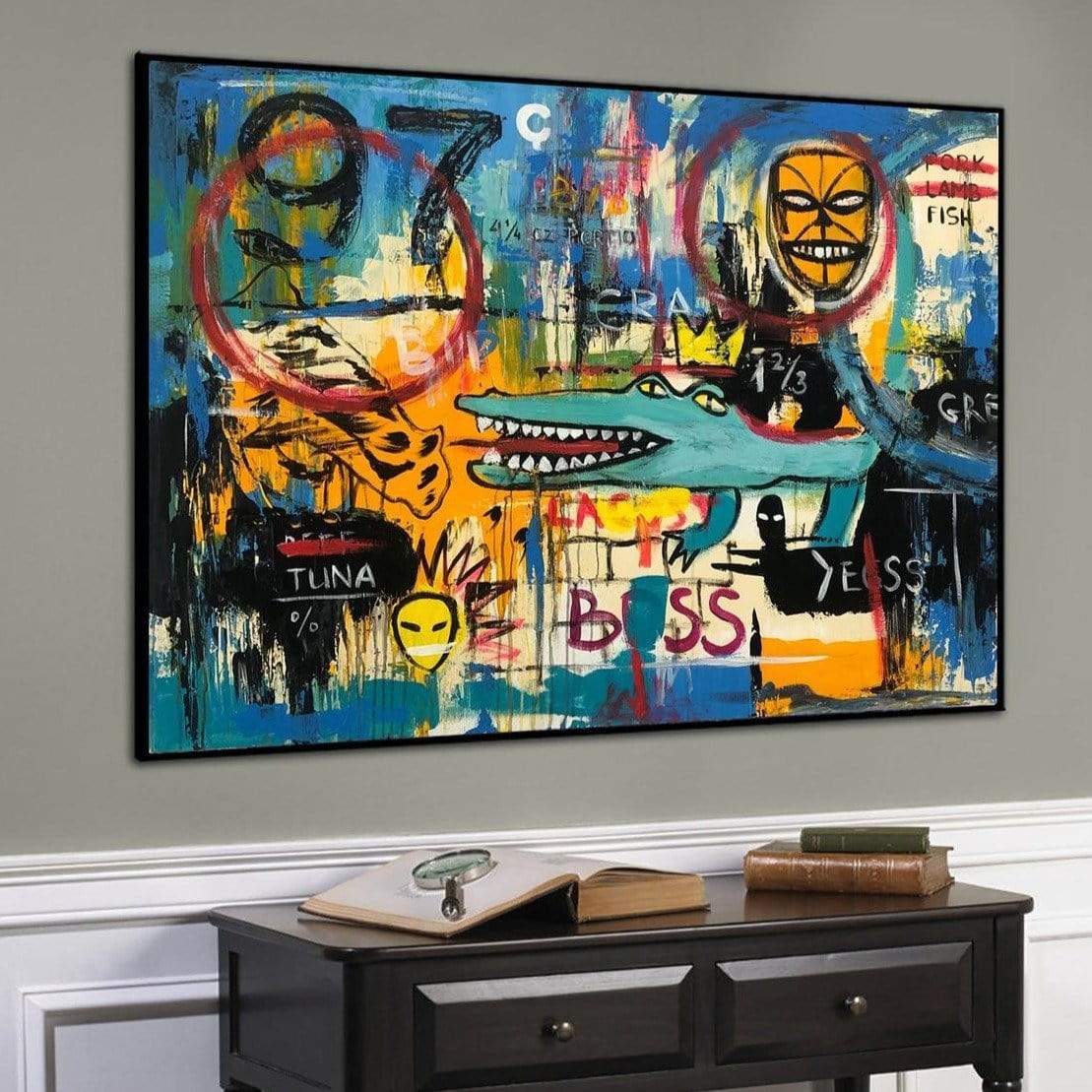 Graffiti Style Paintings On Canvas Original Abstract Art Urban Style W