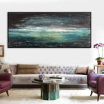 Large Original Creative Abstract Contemporary Painting Abstract Oil Painting on Canvas Fine Art Contemporary Wall Art | SPACE SEA
