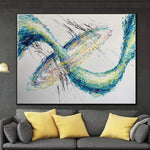 Original Abstract Acrylic Painting On Canvas Modern Painting Contemporary Abstract Painting Oversized Wall Artwork | EARTH SWIRL