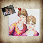 Painting From Photo People Family Portrait Realistic Painting Sketch From Photo House Painting From Photo | CUSTOM PORTRAIT