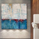 Large Contemporary Oil Painting Abstract Art On Canvas | MARVELOUS LAKE