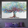 Large Tree Abstract Painting Abstract Oil Tree Artwork Contemporary Tree Modern Tree Paintings On Canvas Oil Painting | TREE OF HAPPINESS