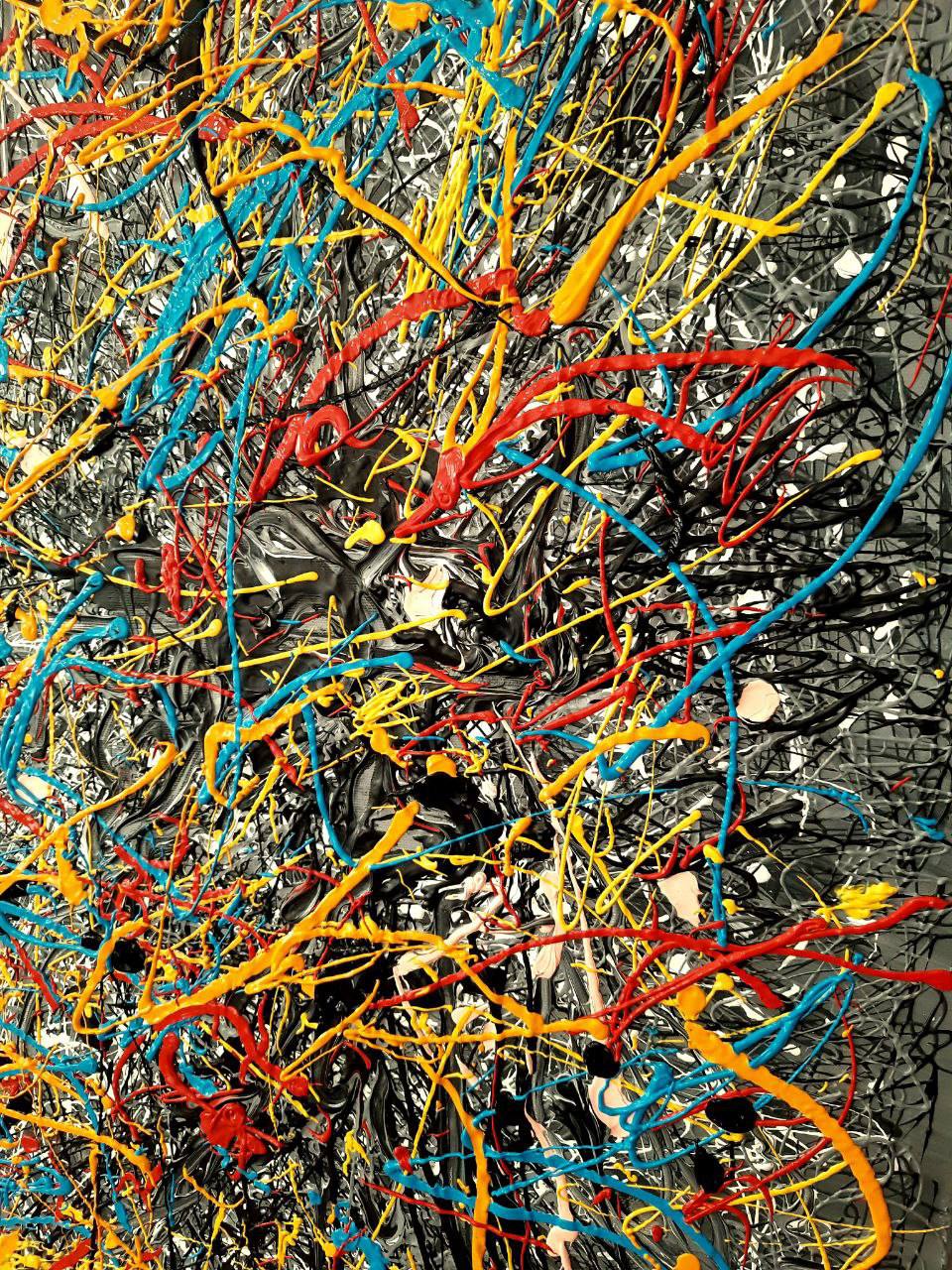 Jackson Pollock Style Paintings On Modern Colorful Painting Abstract T jackson-pollock-style-paintings-on-modern-colorful-painting-abstract-t